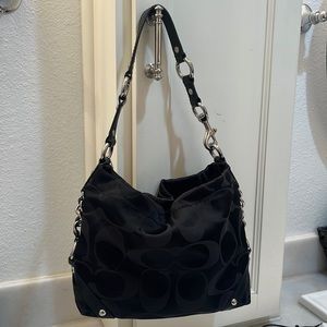 Black Coach shoulder bag